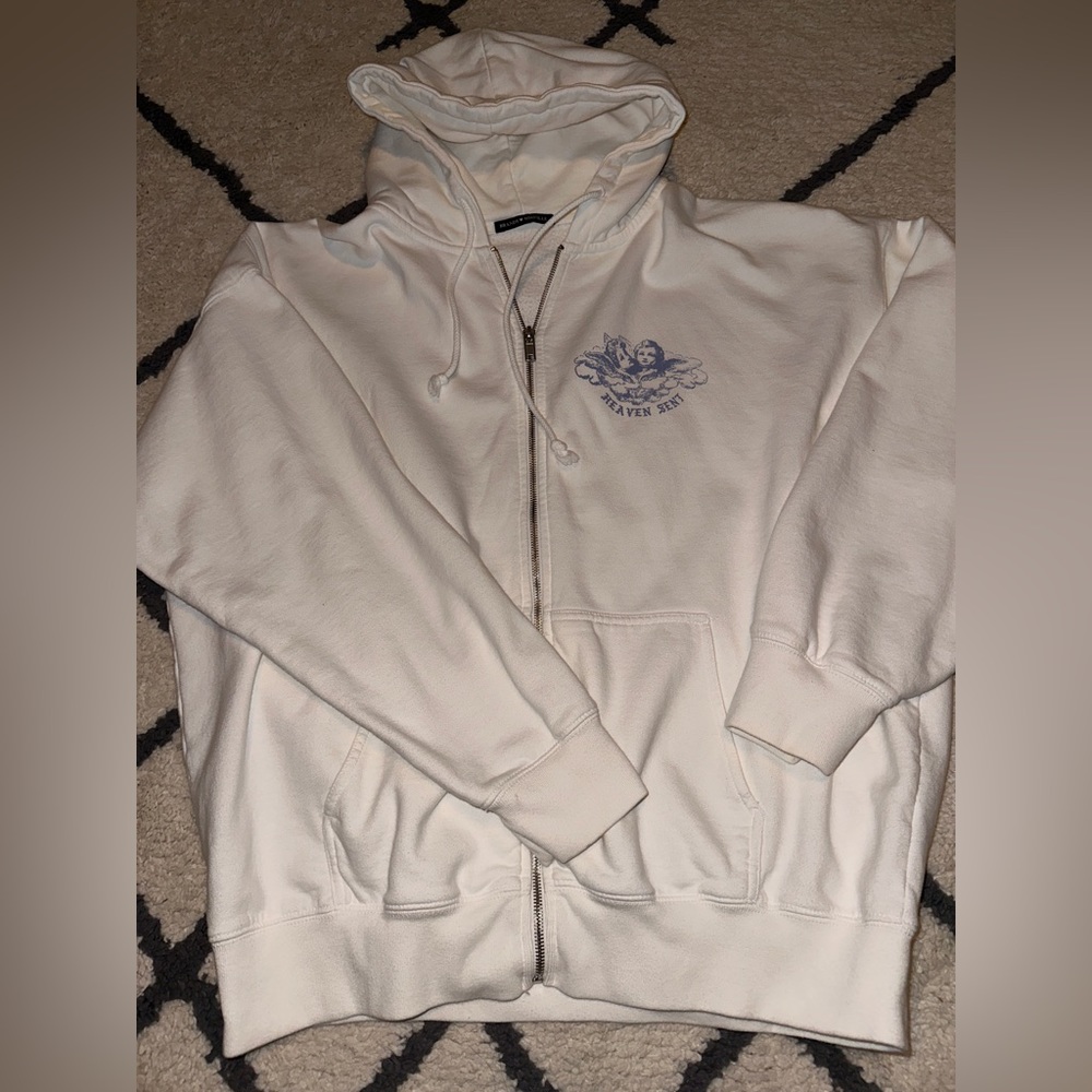 Brandy Melville one size oversized zip up